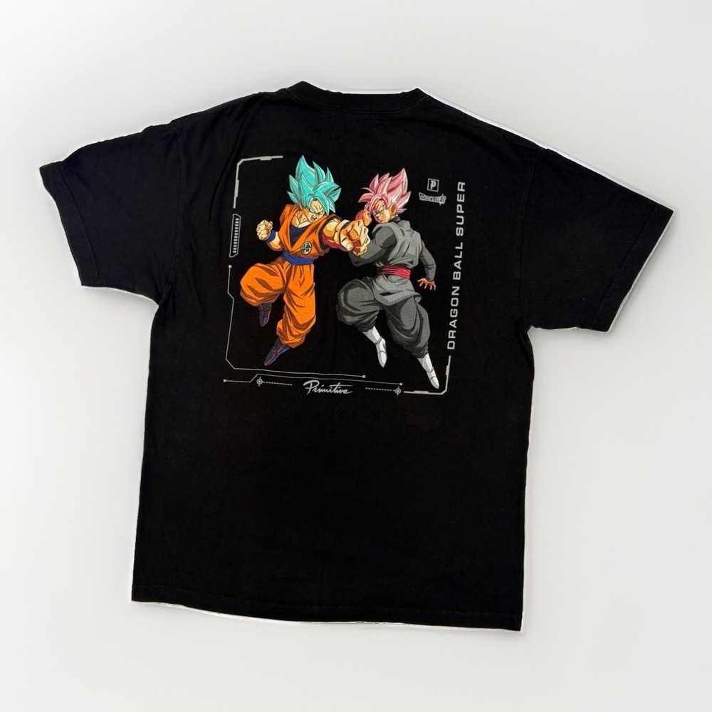 Primitive x Dragon Ball Super Goku Double-Sided Graphic T-Shirt Black L